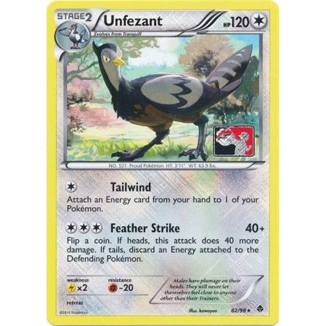 Unfezant (82/98) (League Promo) [Black & White: Emerging Powers]
