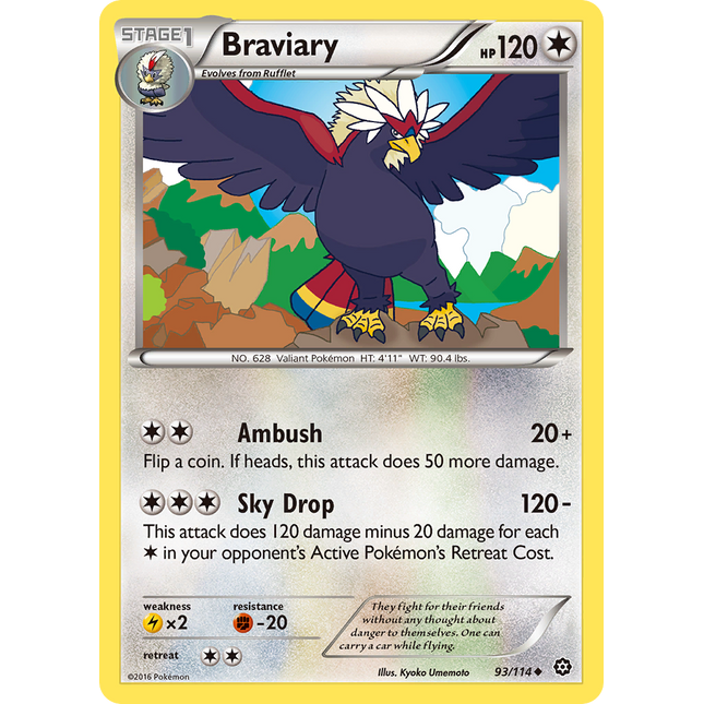 Braviary (93/114) [XY: Steam Siege]