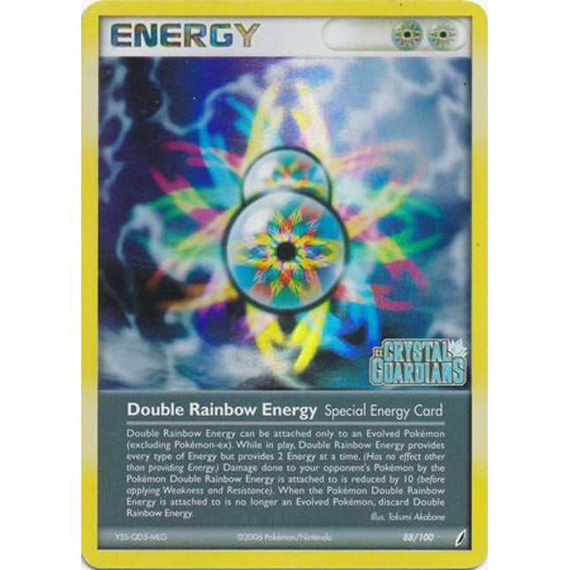 Double Rainbow Energy (88/100) (Stamped) [EX: Crystal Guardians]
