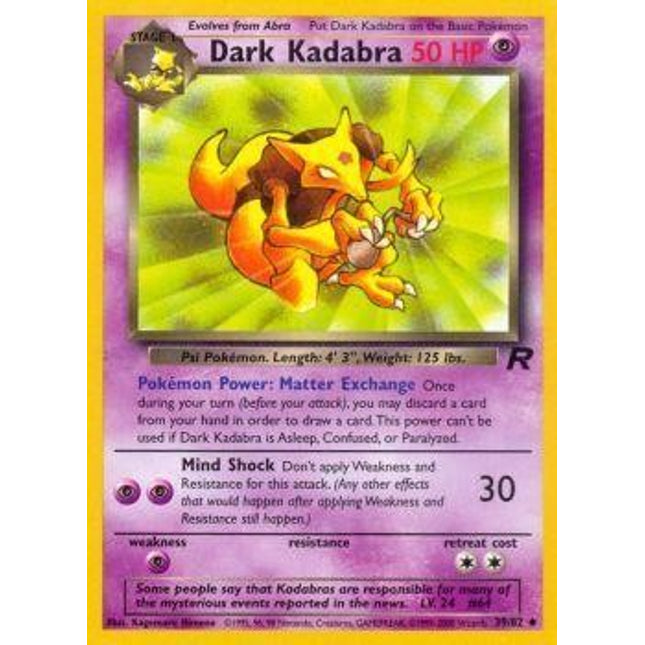 Dark Kadabra (39/82) [Team Rocket]