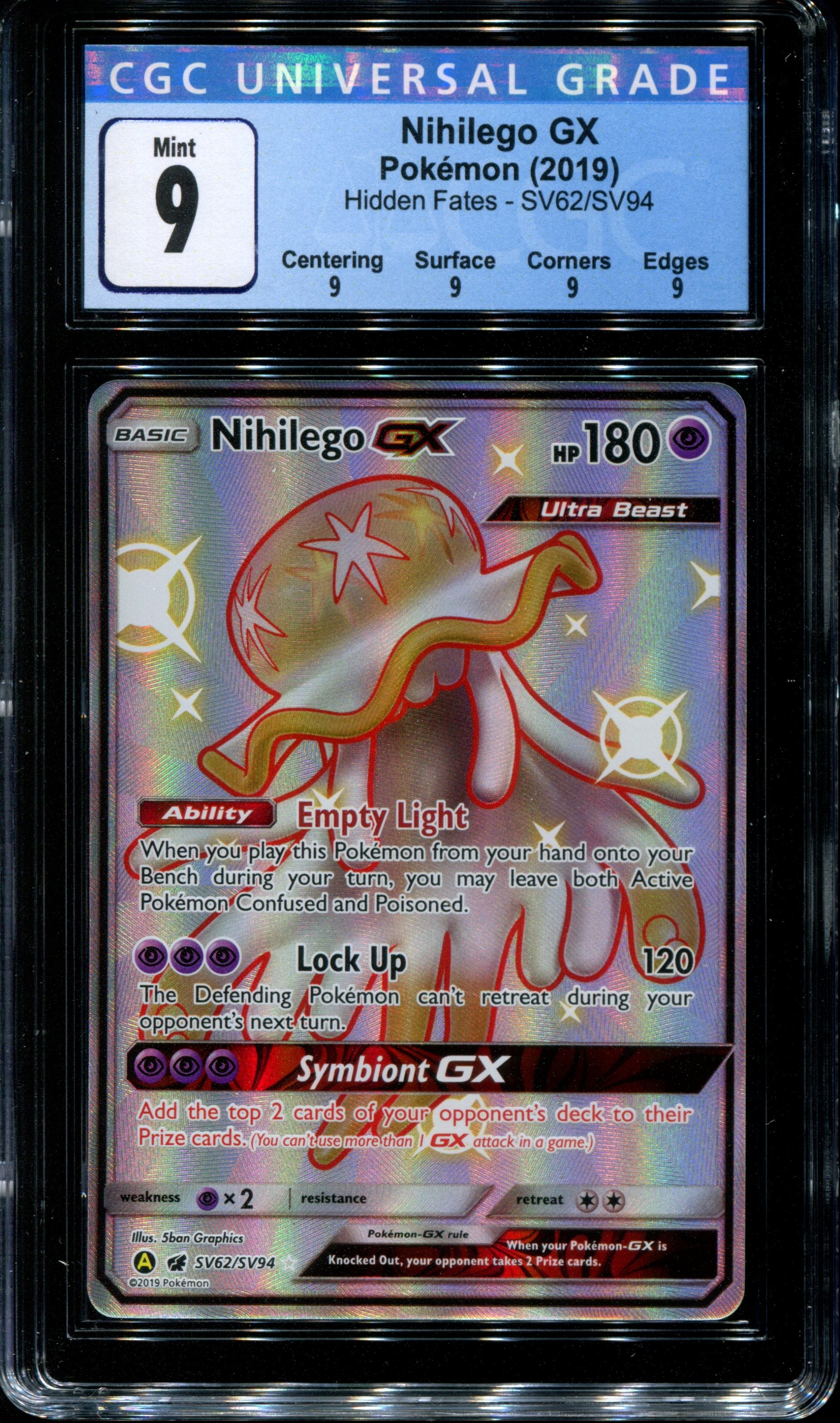 Nihilego GX - SV62/SV94 - Shiny Ultra Rare
