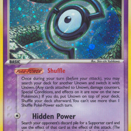 Unown (C/28) [EX: Unseen Forces]
