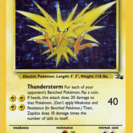 Zapdos (15/62) [Fossil Unlimited]