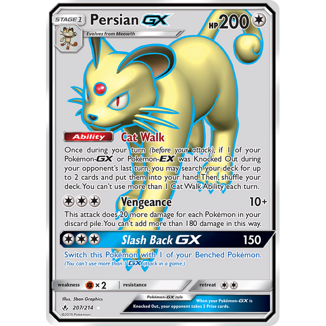 Persian GX (207/214) [Sun & Moon: Unbroken Bonds]
