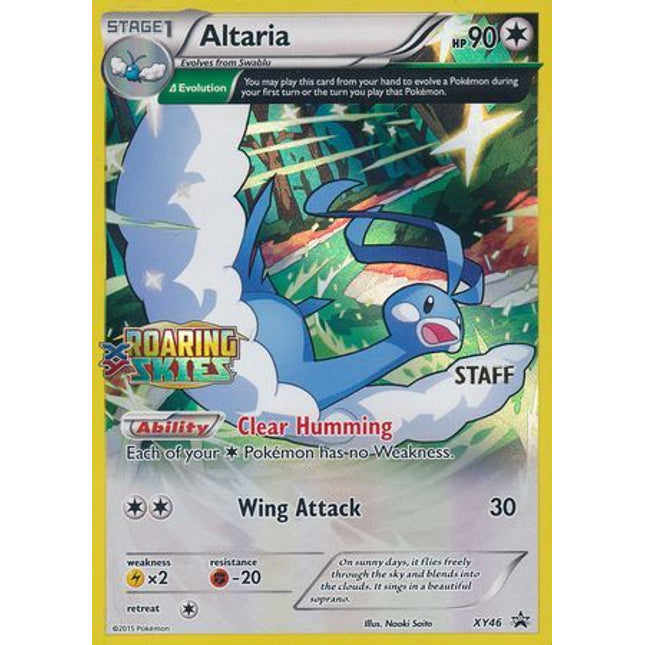 Altaria (XY46) (Staff) [XY: Black Star Promos]