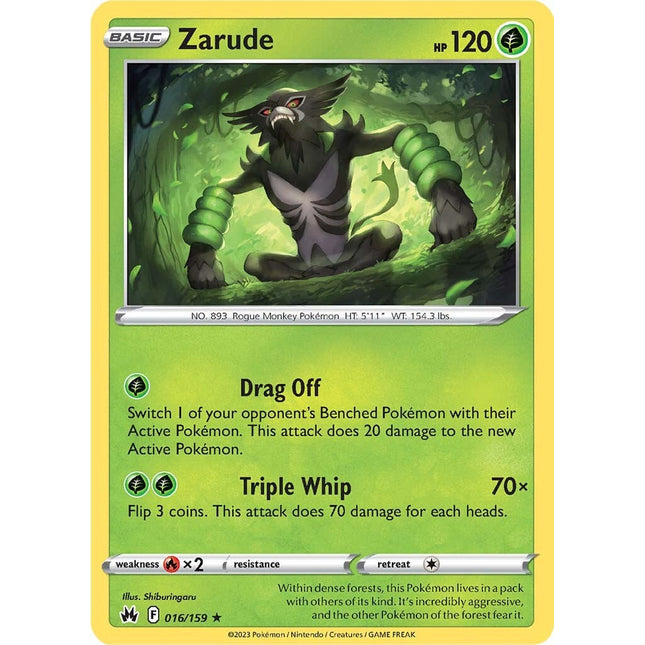 Zarude (016/159) [Sword & Shield: Crown Zenith]