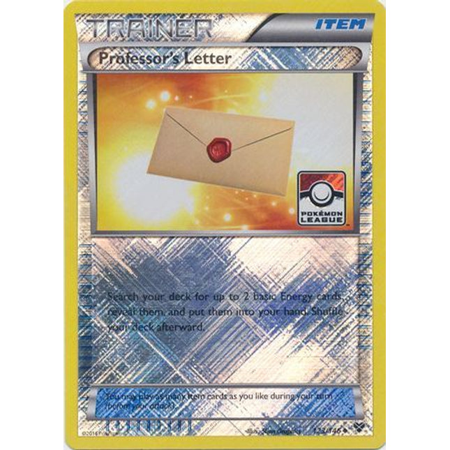Professor's Letter (123/146) (League Promo) [XY: Base Set]