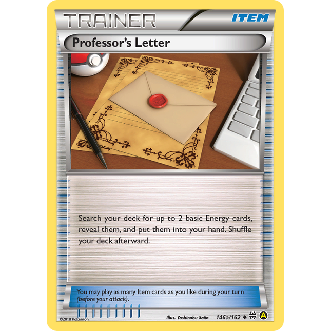 Professor's Letter (146a/162) [Alternate Art Promos]