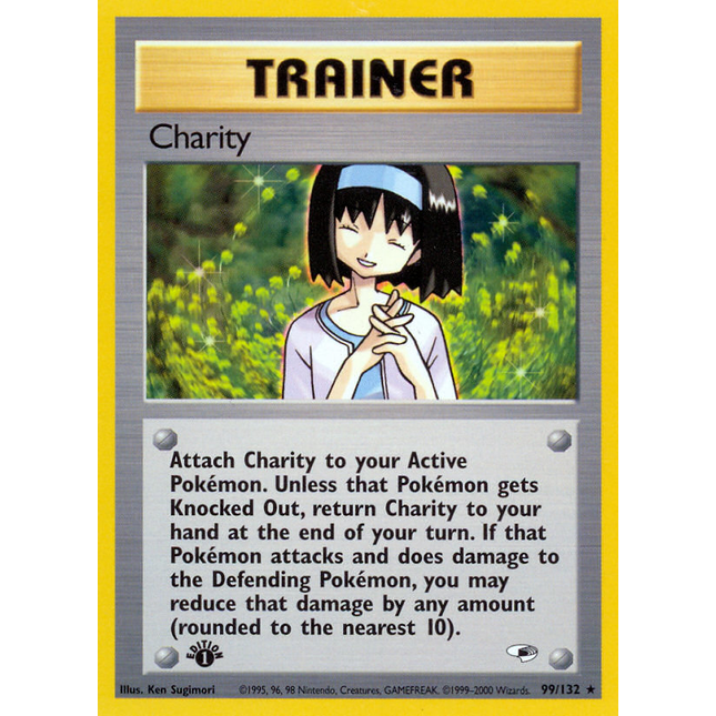 Charity (99/132) [Gym Heroes 1st Edition]