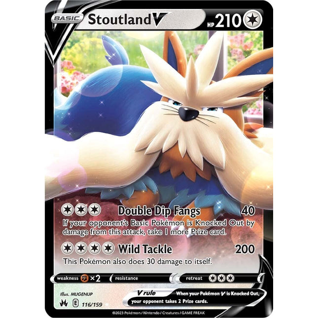 Stoutland V (116/159) [Sword & Shield: Crown Zenith]