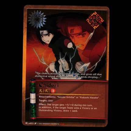 Chidori - us022 - NM - Foil - Promo - Naruto CCG - E1-104