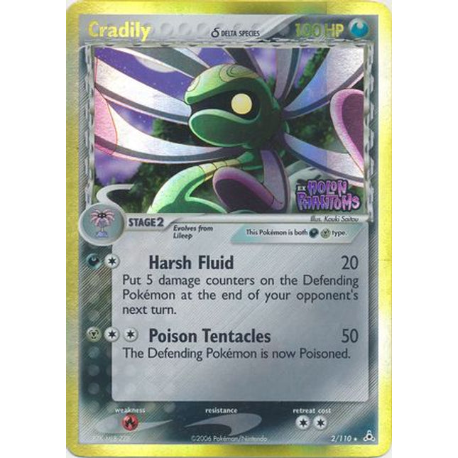 Cradily (2/110) (Delta Species) (Stamped) [EX: Holon Phantoms]