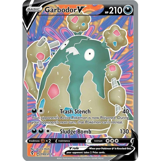 Garbodor V (190/203) [Sword & Shield: Evolving Skies]