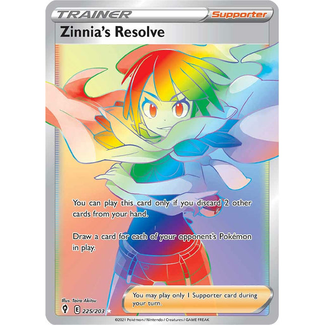 Zinnia's Resolve (225/203) [Sword & Shield: Evolving Skies]