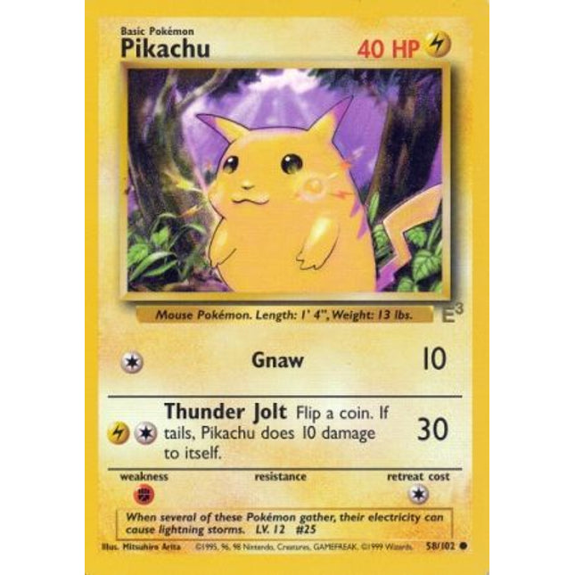 Pikachu (58/102) (E3 Stamped Promo) [Miscellaneous Cards & Products]