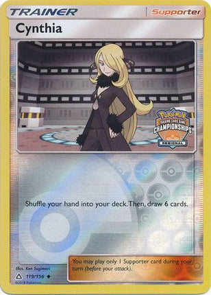 Cynthia (119a/156) (Regional Championship Promo) [Sun & Moon: Ultra Prism]
