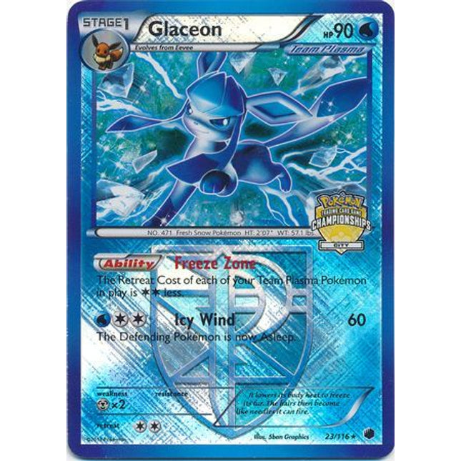 Glaceon (23/116) (City Championship Promo) [Black & White: Plasma Freeze]