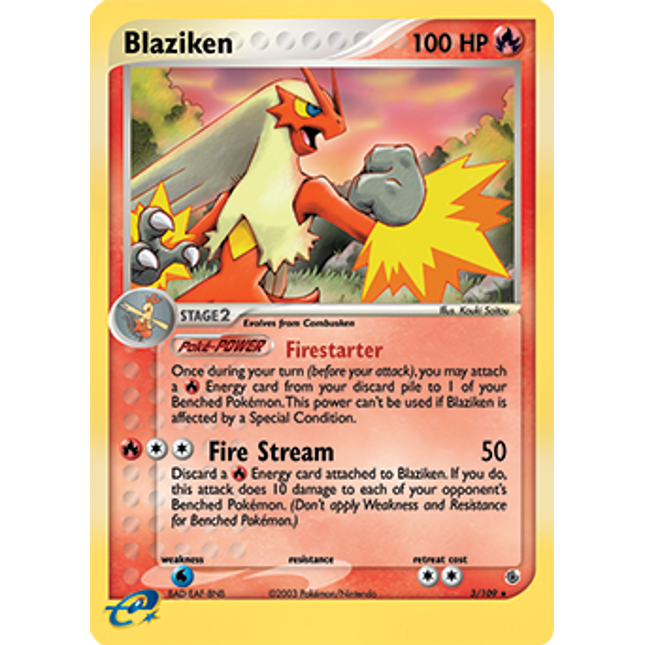 Blaziken (3/109) [EX: Battle Stadium]