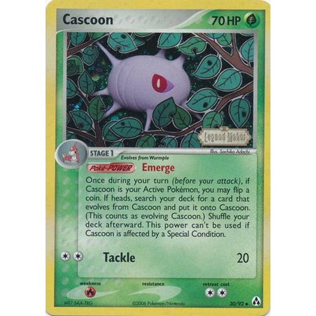 Cascoon (30/92) (Stamped) [EX: Legend Maker]