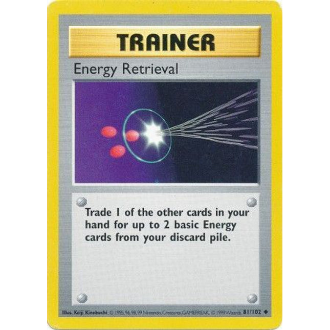 Energy Retrieval (81/102) [Base Set (Shadowless)]
