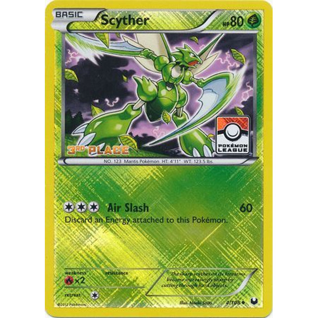 Scyther (4/108) (League Promo 3rd Place) [Black & White: Dark Explorers]