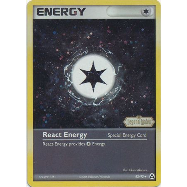 React Energy (82/92) (Stamped) [EX: Legend Maker]