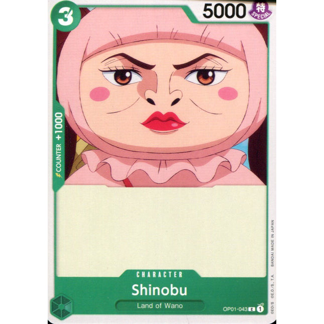 Shinobu - OP01-043 - Common - English - One Piece TCG OP-01