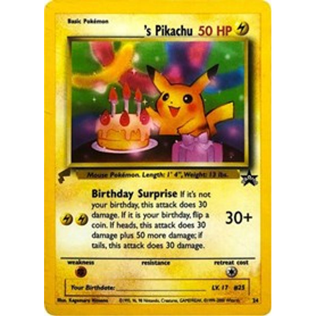 Pikachu (24) (Birthday) [Pikachu World Collection Promos]