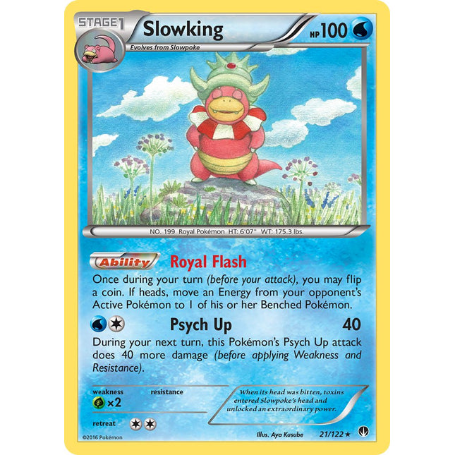 Slowking (21/122) (Theme Deck Exclusive) [XY: BREAKpoint]