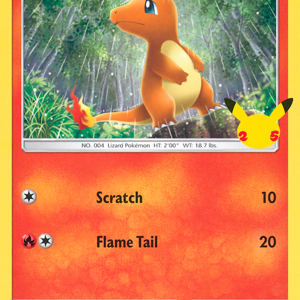 Charmander (9/25) [McDonald's 25th Anniversary]
