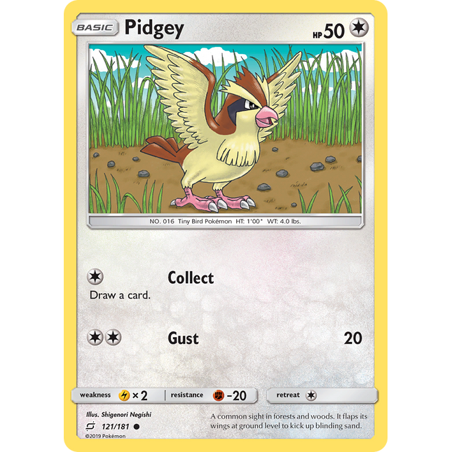 Pidgey (121/181) [Sun & Moon: Team Up]