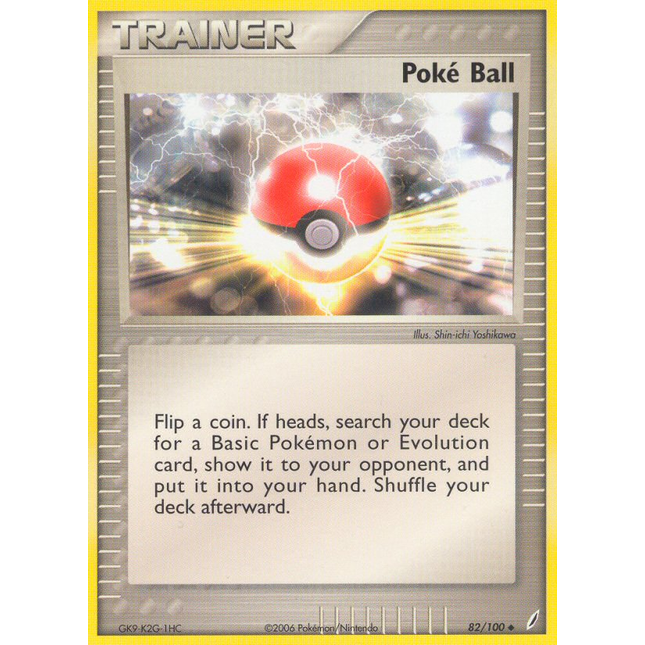 Poke Ball (82/100) [EX: Crystal Guardians]
