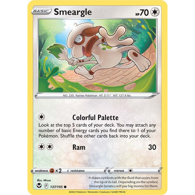 Smeargle (137/195) [Sword & Shield: Silver Tempest]
