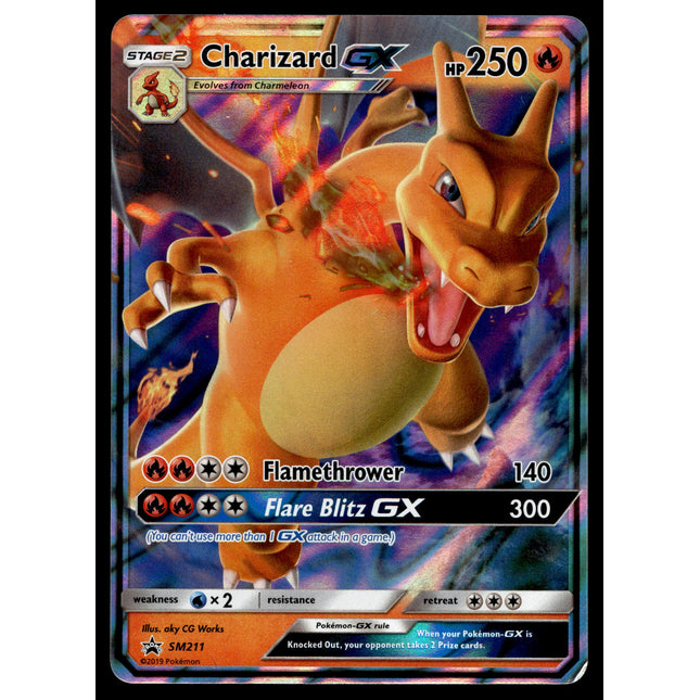 Charizard GX - SM211 - NM - Ultra Rare - Promo - Pokemon - A9-97