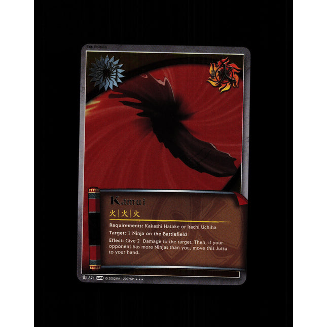 Kamui - 871 - NM - 1st Edition Foil - S23 - Naruto CCG - D4-37
