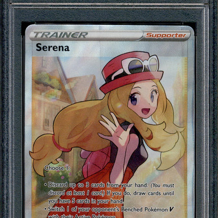 Serena - 193/195 - PSA 8 - Full Art - Silver Tempest - Pokemon - 61944