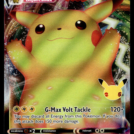 Pikachu Vmax - SWSH062 - NM - Full Art - Promo - Pokemon - A7-81
