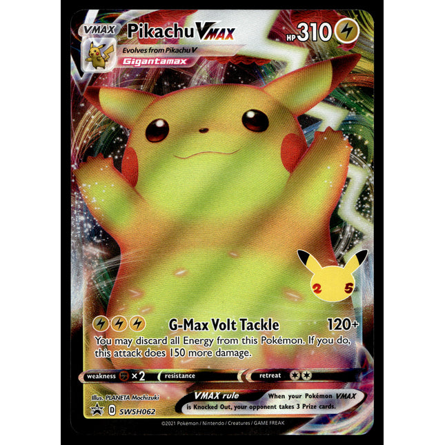 Pikachu Vmax - SWSH062 - NM - Full Art - Promo - Pokemon - A7-81