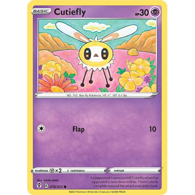 Cutiefly (078/203) [Sword & Shield: Evolving Skies]
