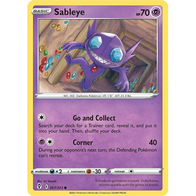 Sableye (067/203) [Sword & Shield: Evolving Skies]