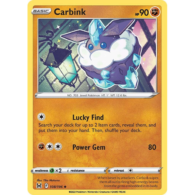 Carbink (108/196) [Sword & Shield: Lost Origin]