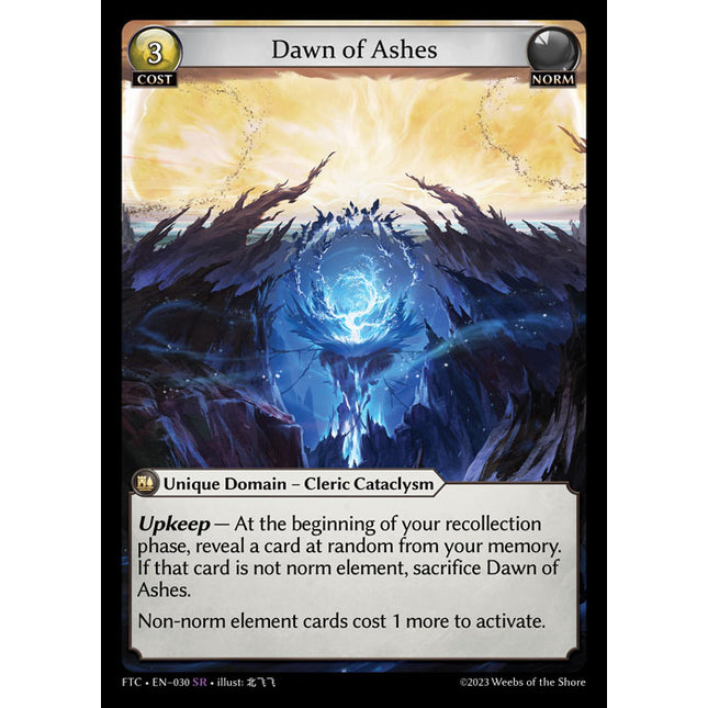 Dawn of Ashes - FTC EN-030 - x1 - SR - NM - Non-Foil - Grand Archive TCG