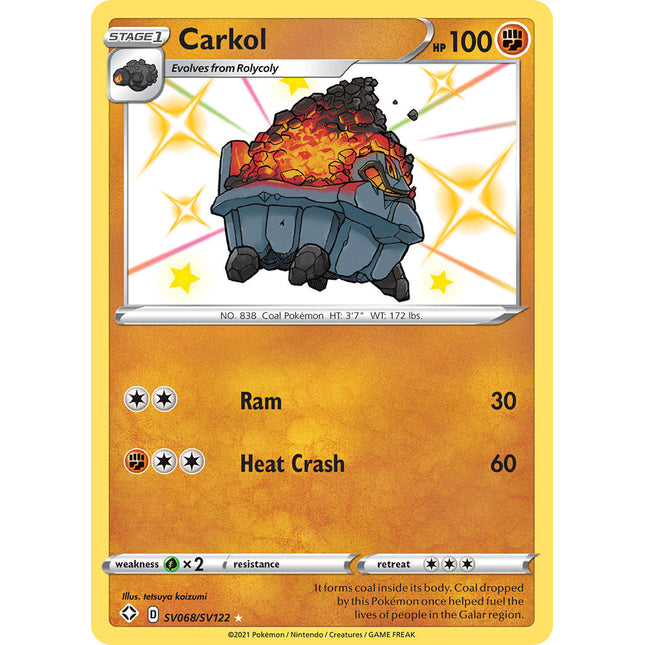 Carkol (SV068/SV122) [Sword & Shield: Shining Fates]