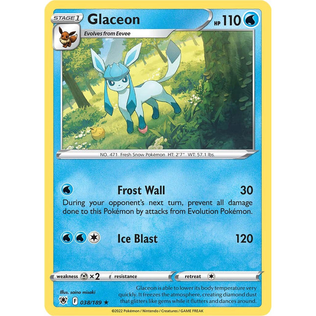 Glaceon (038/189) [Sword & Shield: Astral Radiance]