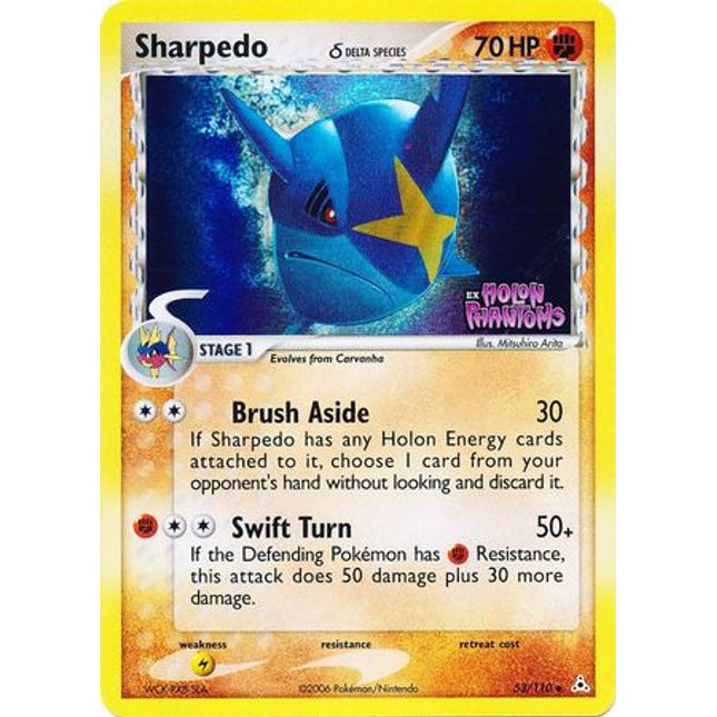 Sharpedo (53/110) (Delta Species) (Stamped) [EX: Holon Phantoms]
