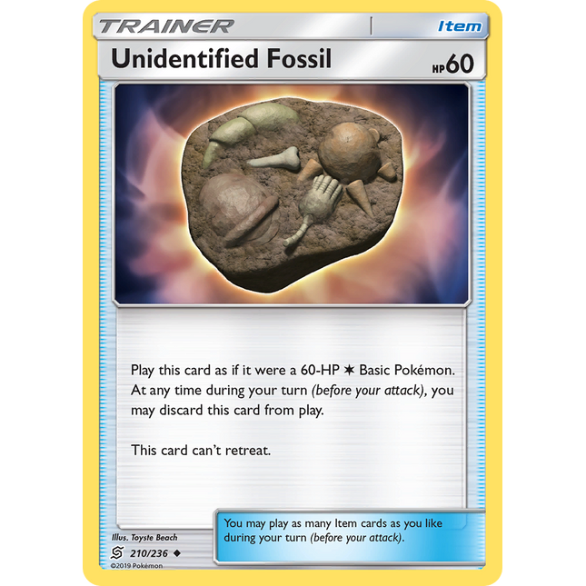 Unidentified Fossil (210/236) [Sun & Moon: Unified Minds]