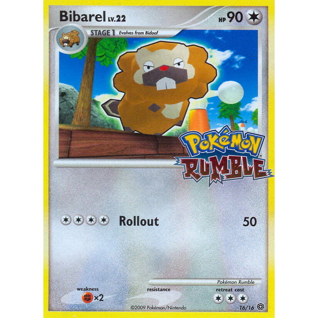 Bibarel (16/16) [Pokémon Rumble]