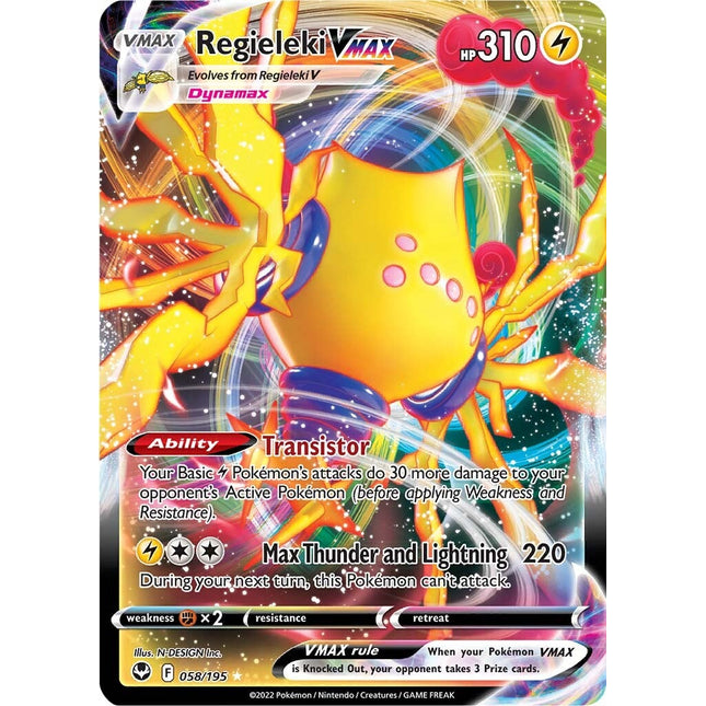 Regieleki VMAX (058/195) [Sword & Shield: Silver Tempest]