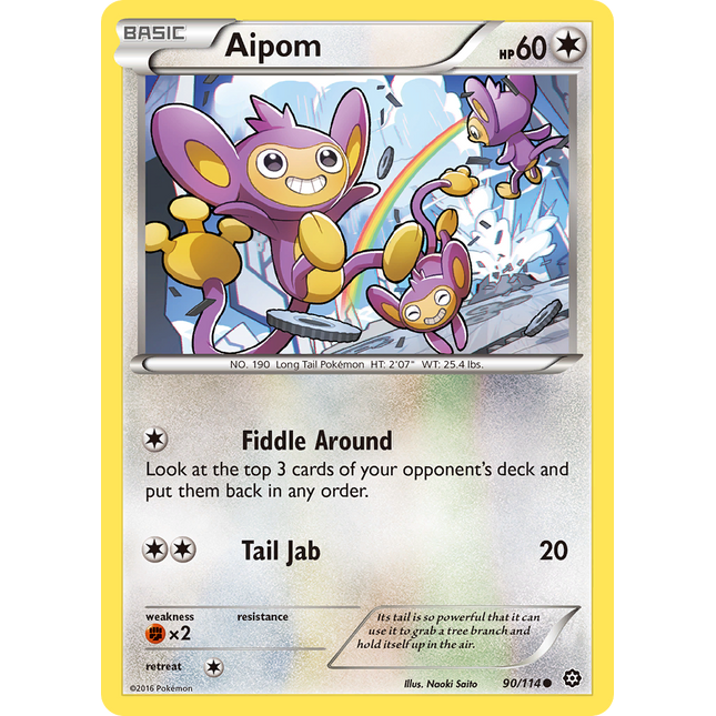 Aipom (90/114) [XY: Steam Siege]