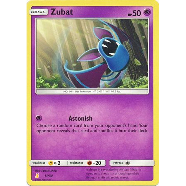 Zubat (11/30) [Sun & Moon: Trainer Kit - Alolan Raichu]